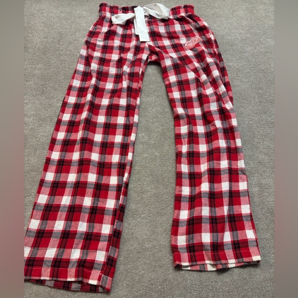 Detroit Red Wings Plaid Pajama Pants – Women’s Size S 0523